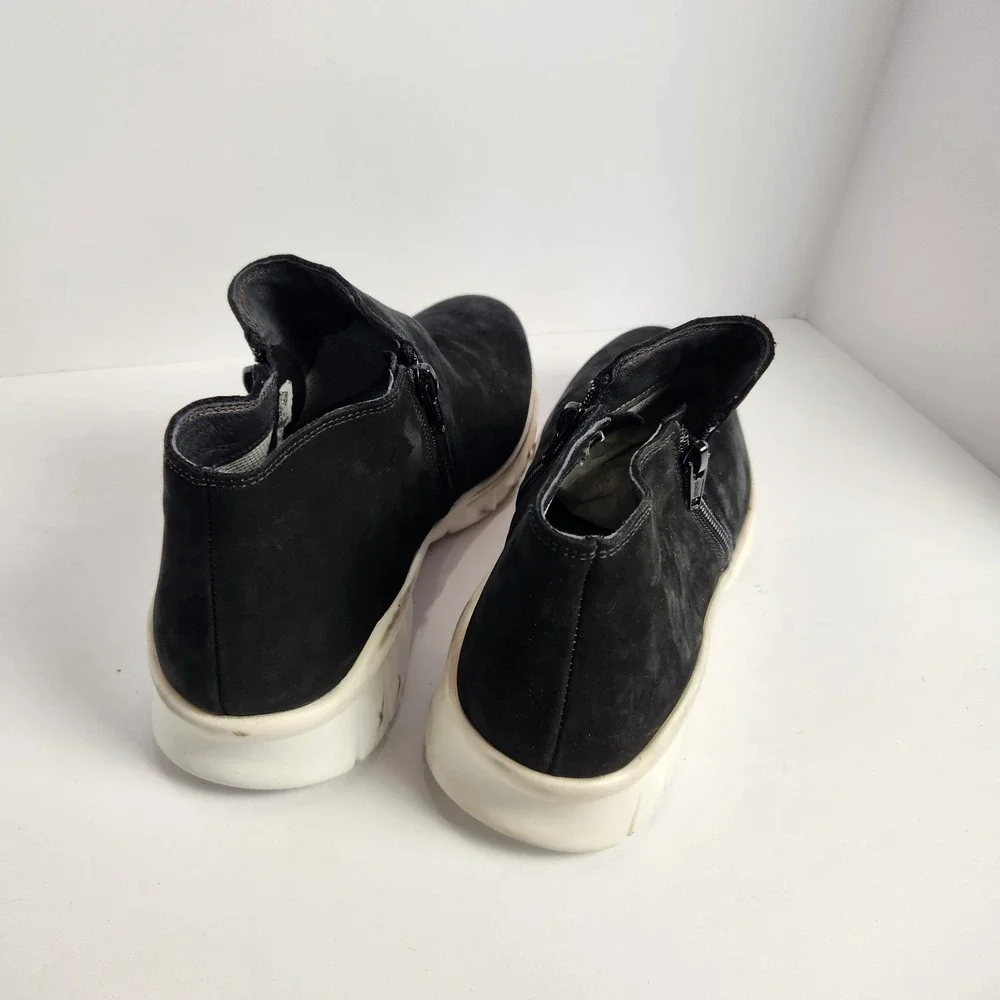 Naot Women's Zodiac Black‎ Leather Comfy Ankle Sneakers Size 41 (10-10.5)
